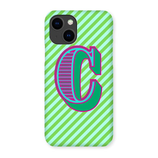 C - Carnival Alphabet Snap Phone Case