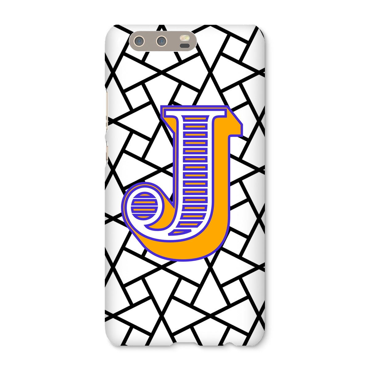 J - Carnival Alphabet Snap Phone Case