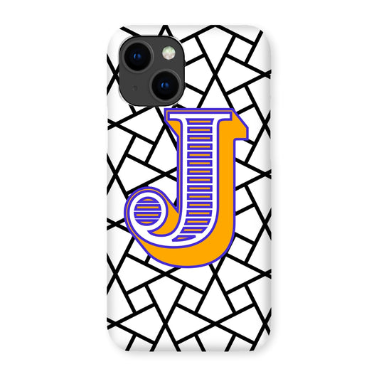 J - Carnival Alphabet Snap Phone Case