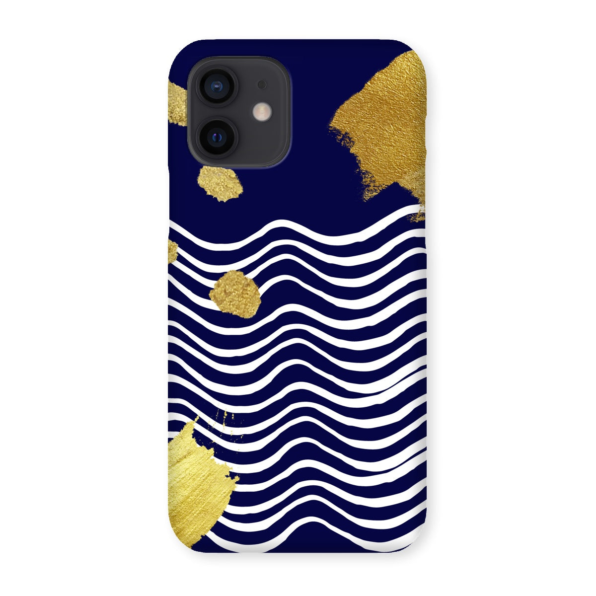 Gold & Navy Modern Snap Phone Case