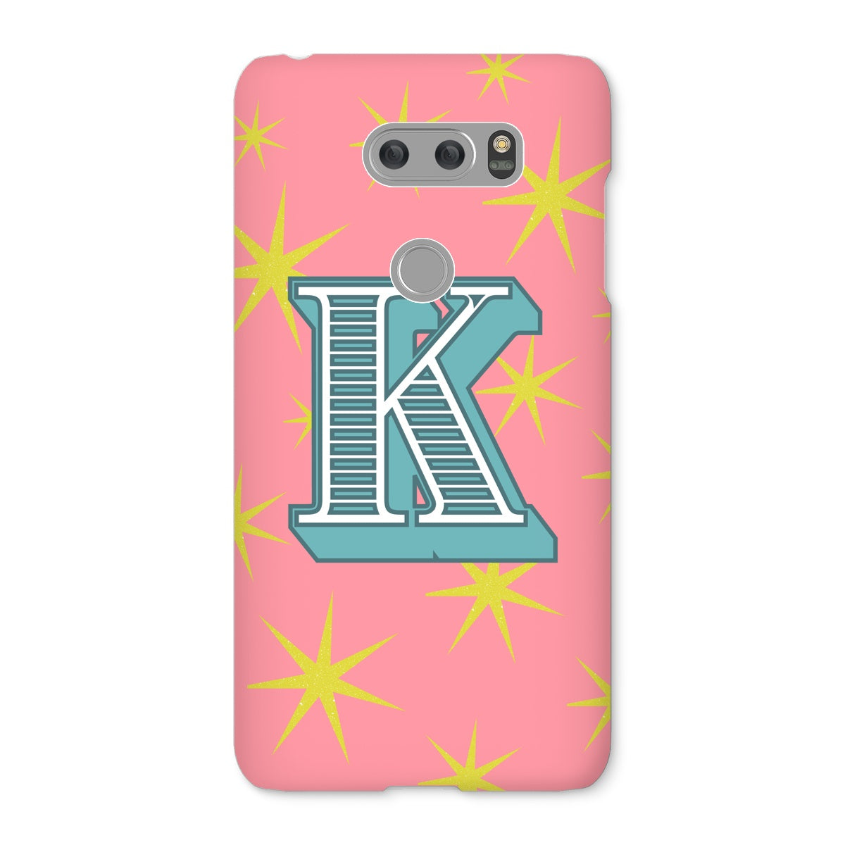 K - Carnival Alphabet Snap Phone Case