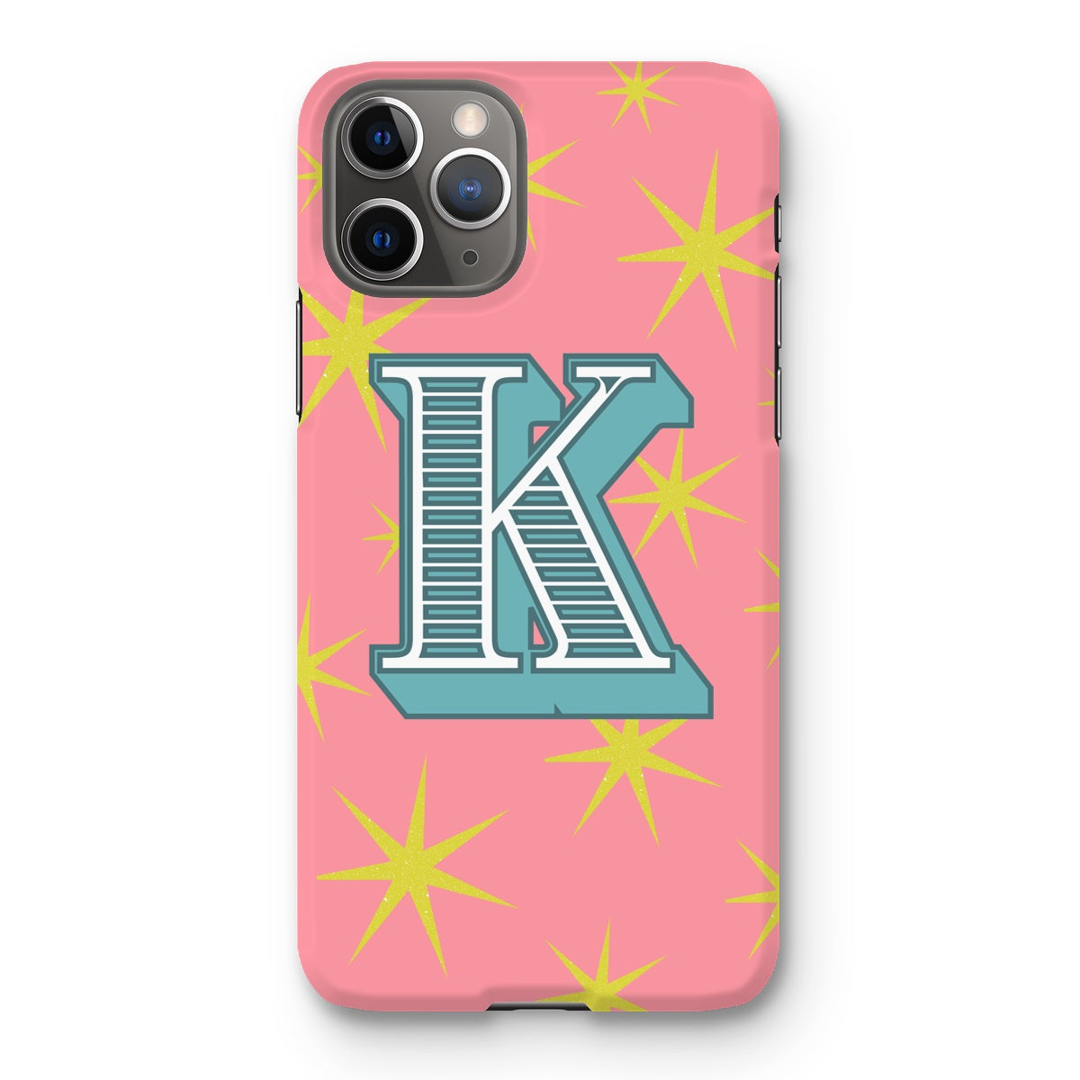 K - Carnival Alphabet Snap Phone Case