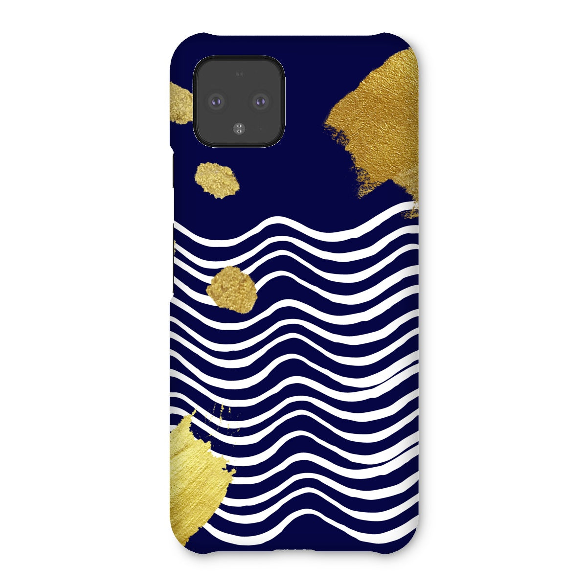 Gold & Navy Modern Snap Phone Case