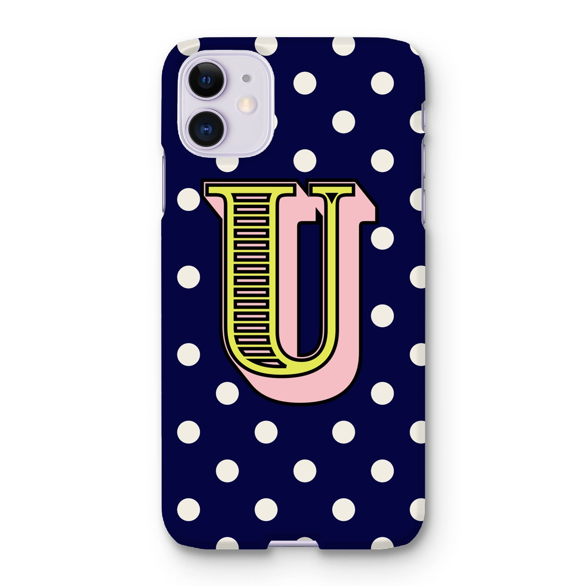 U - Carnival Alphabet Snap Phone Case