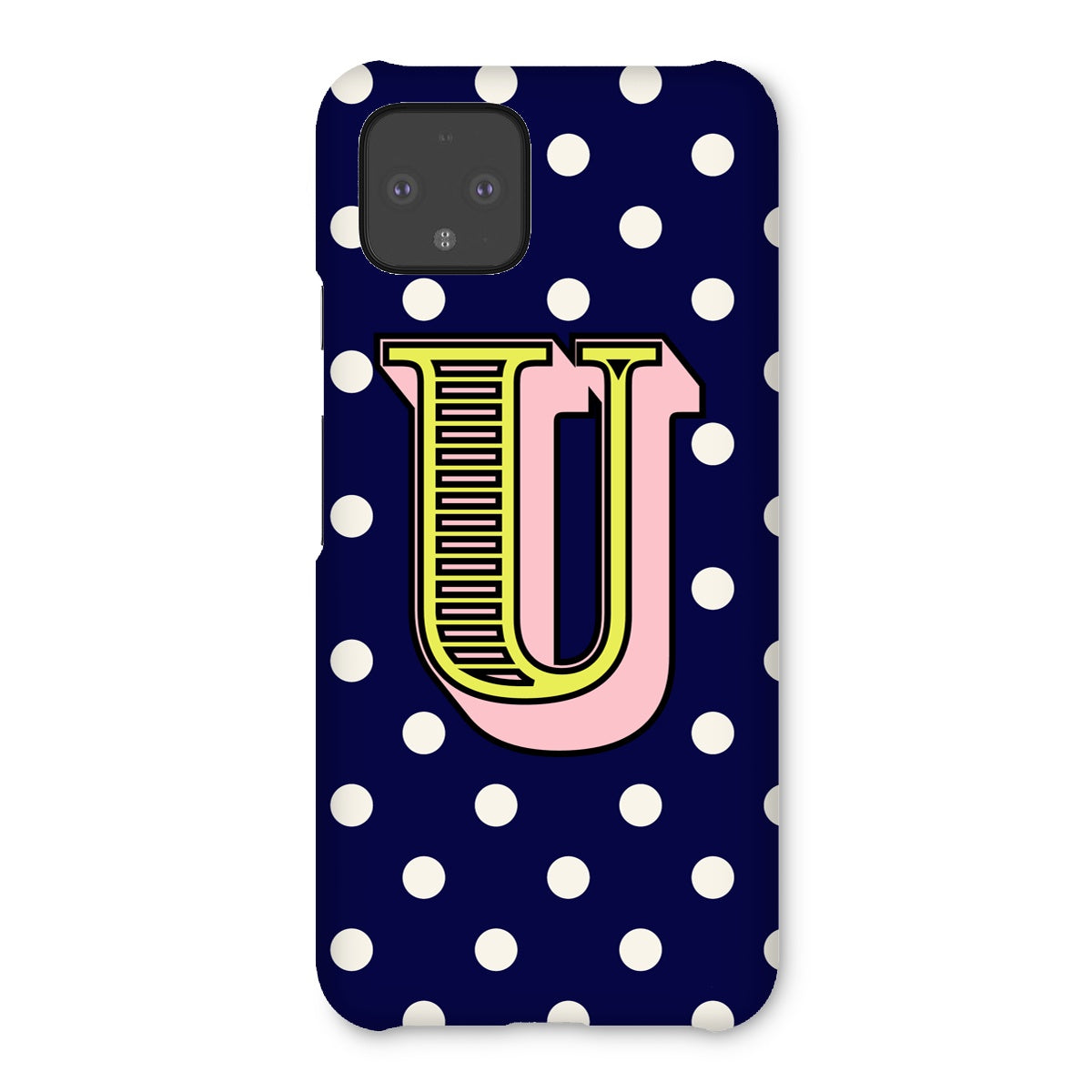 U - Carnival Alphabet Snap Phone Case