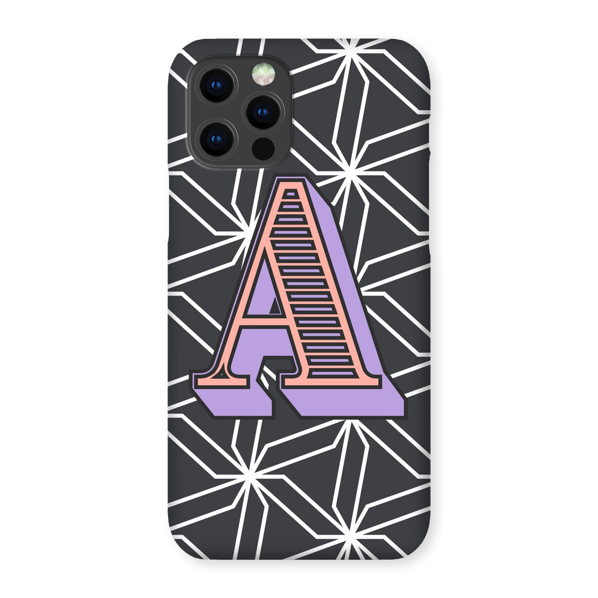 A - Carnival Alphabet Snap Phone Case