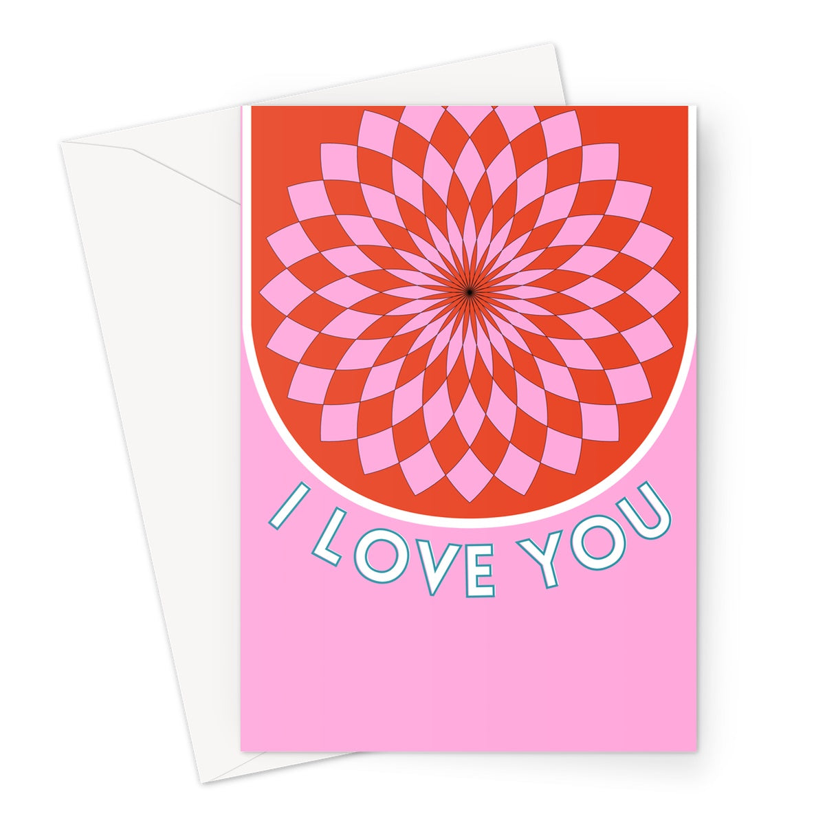 60s Love Greeting Card