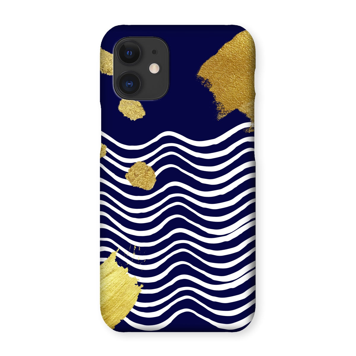 Gold & Navy Modern Snap Phone Case