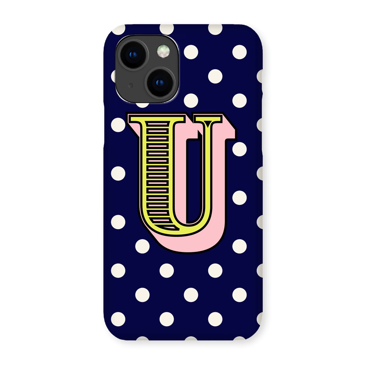 U - Carnival Alphabet Snap Phone Case