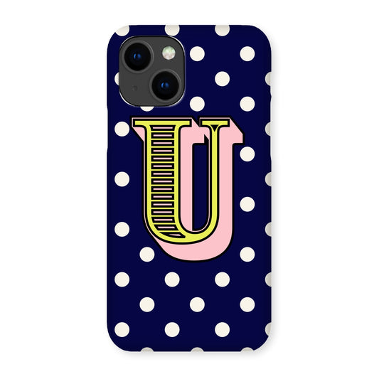 U - Carnival Alphabet Snap Phone Case