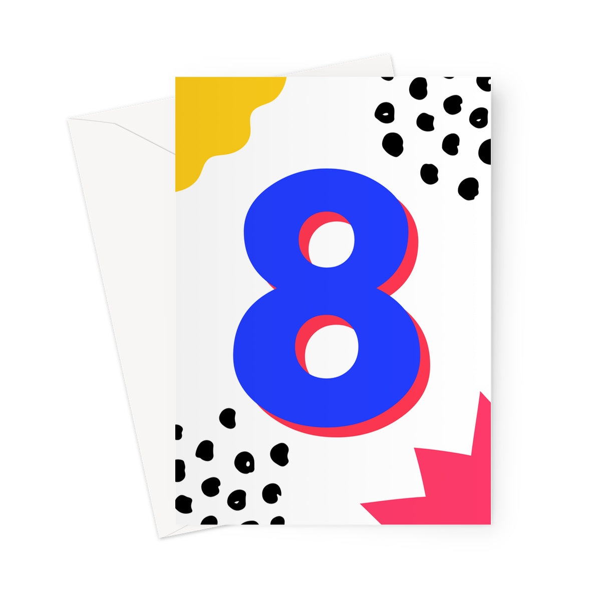 8 Kids Greeting Card