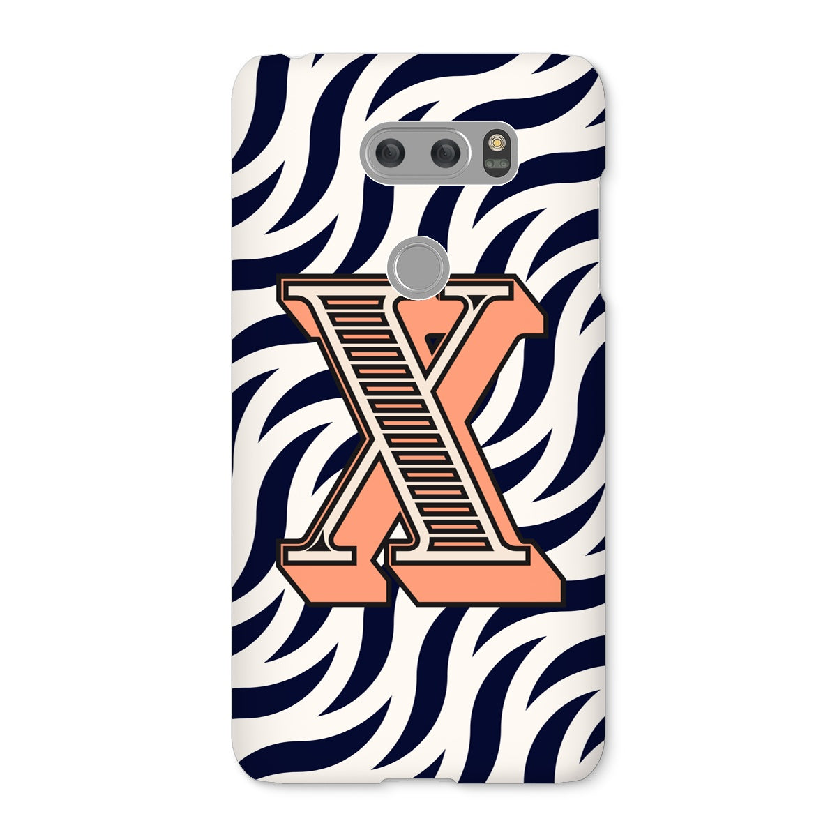 X - Carnival Alphabet Snap Phone Case