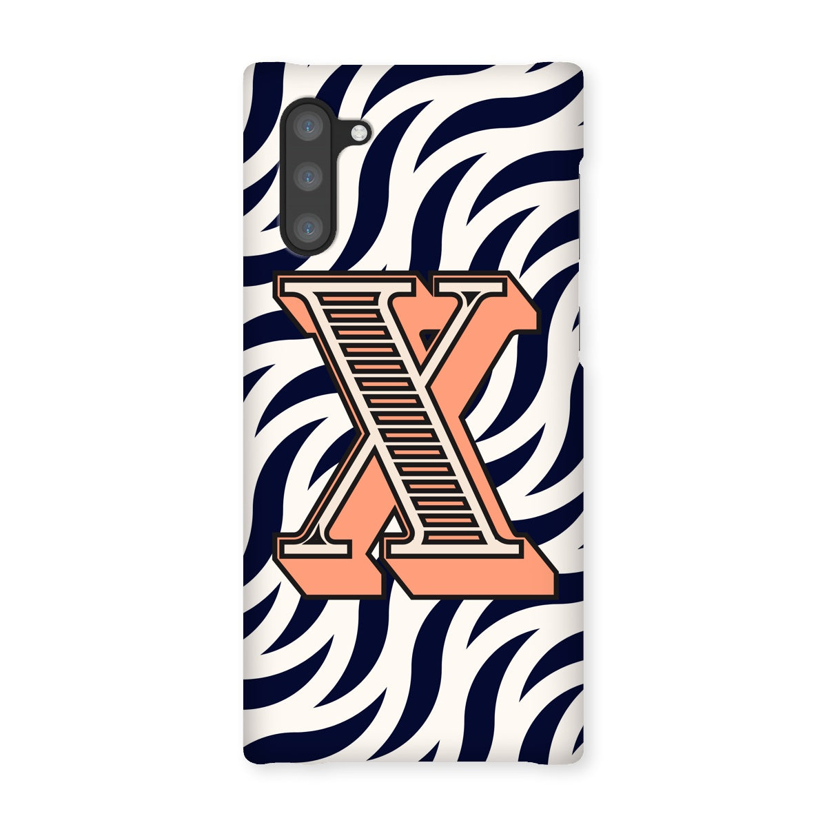 X - Carnival Alphabet Snap Phone Case