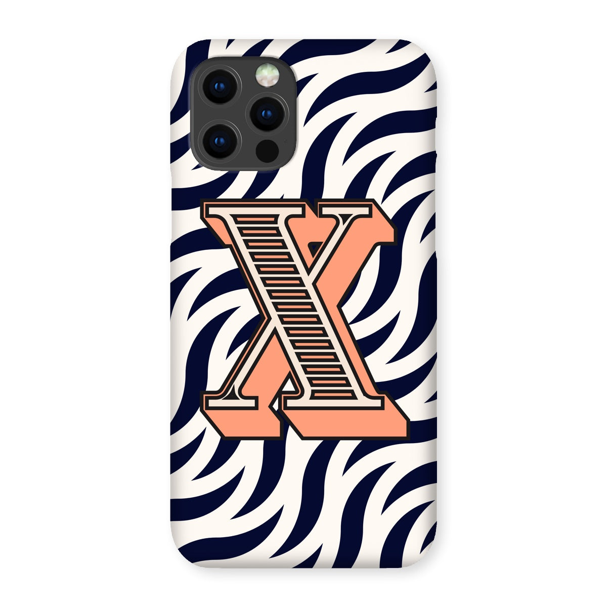 X - Carnival Alphabet Snap Phone Case