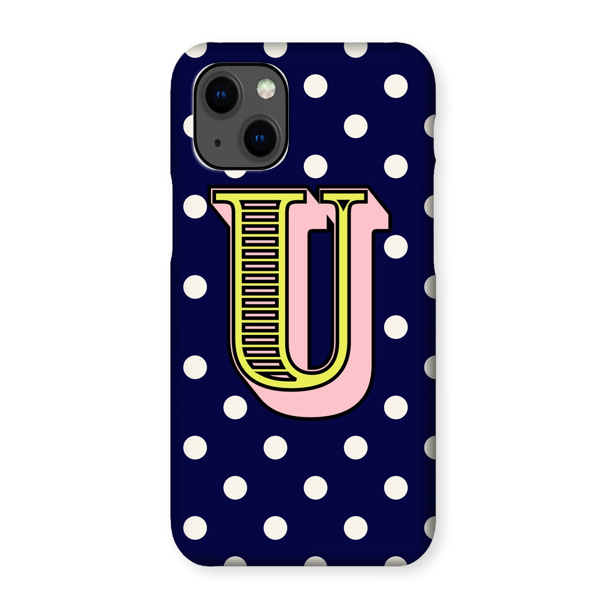 U - Carnival Alphabet Snap Phone Case