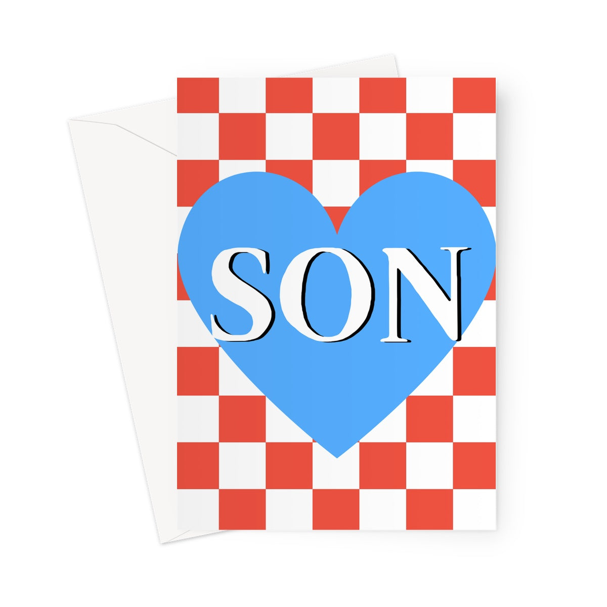 Son Heart Greeting Card