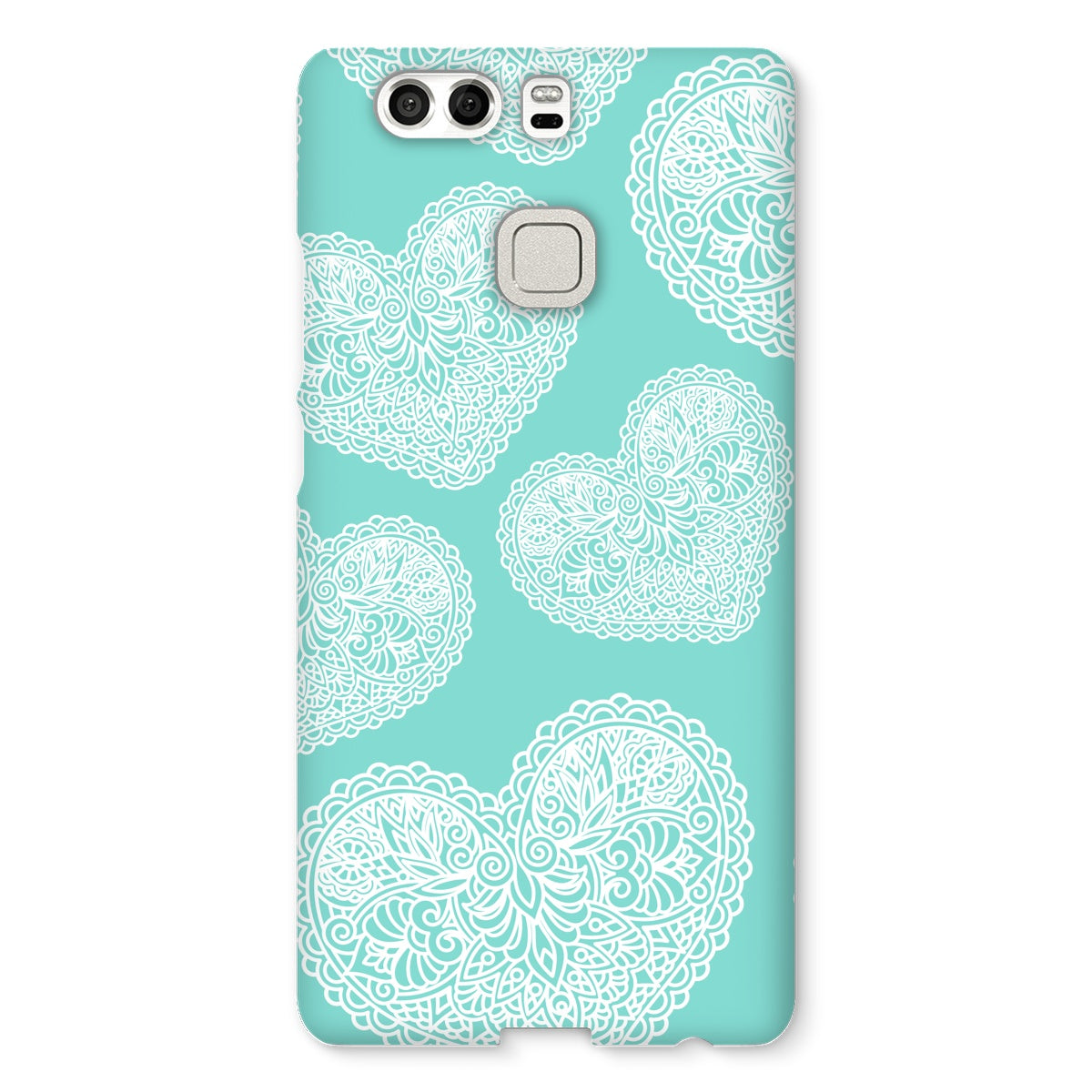 Lace Heart Snap Phone Case