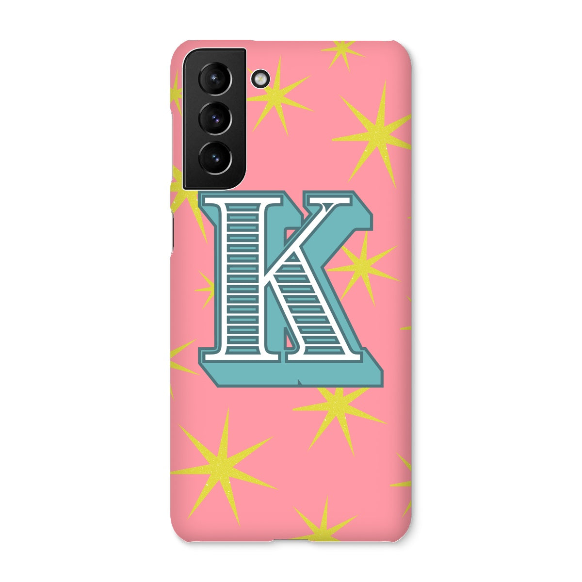 K - Carnival Alphabet Snap Phone Case