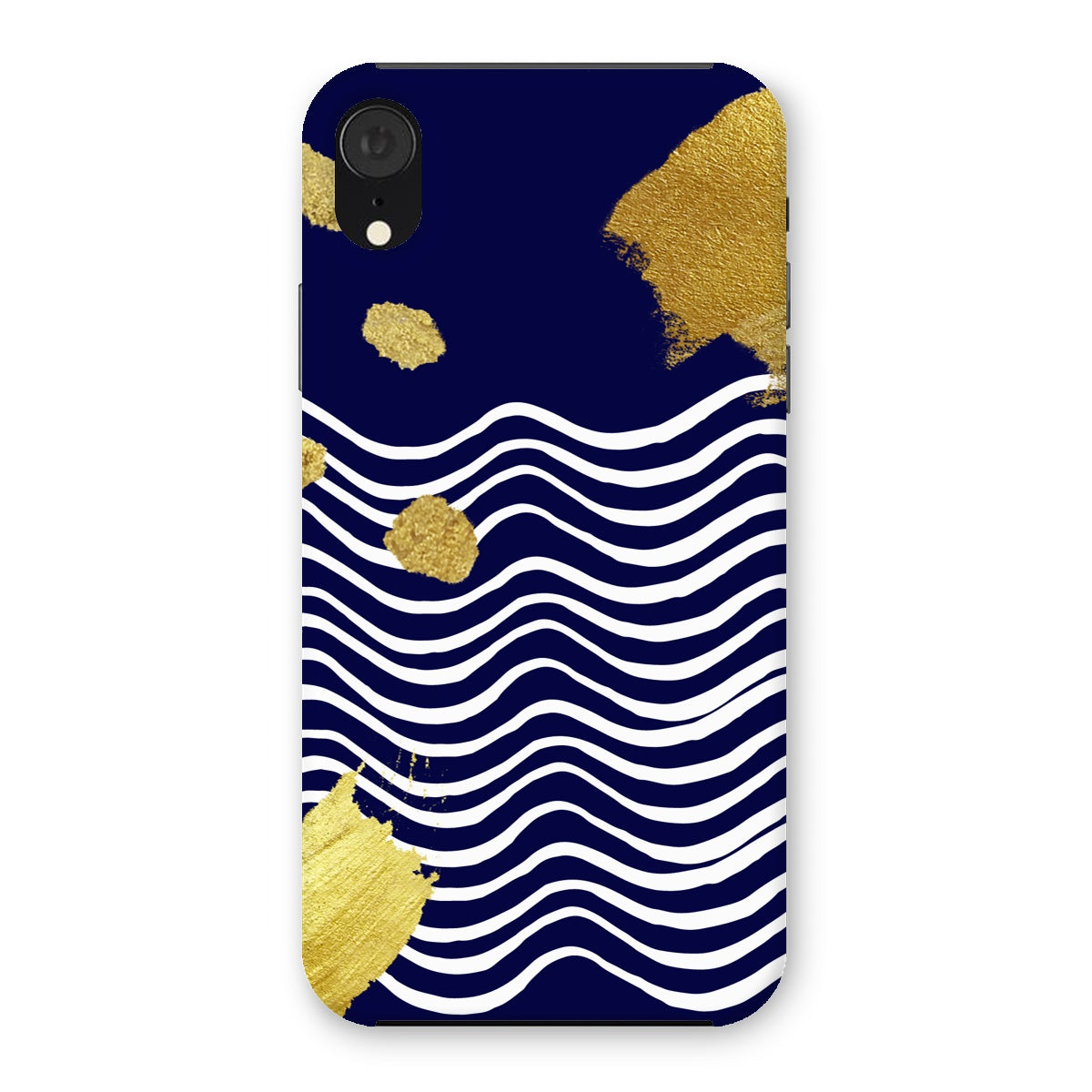 Gold & Navy Modern Snap Phone Case