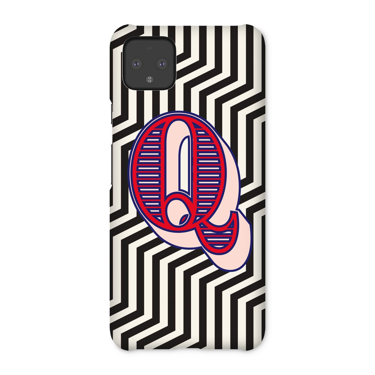 Q - Carnival Alphabet Snap Phone Case