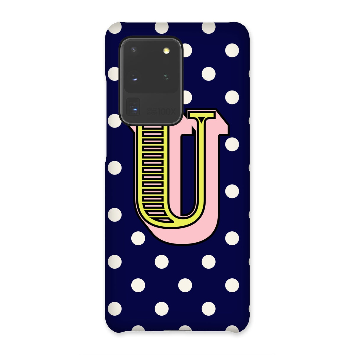 U - Carnival Alphabet Snap Phone Case