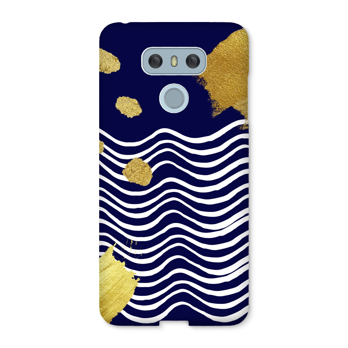 Gold & Navy Modern Snap Phone Case