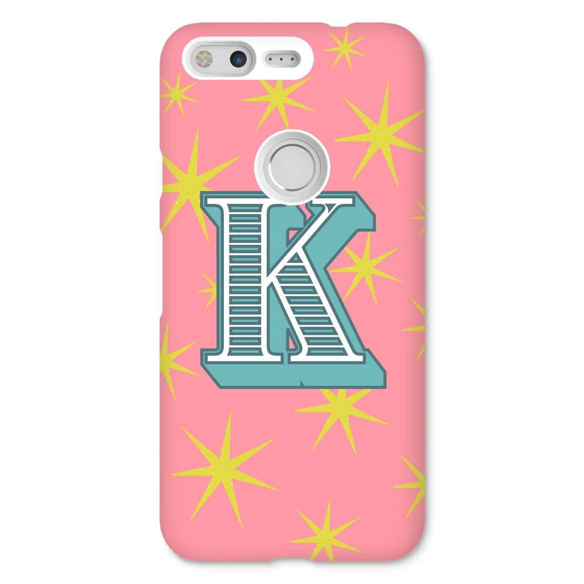 K - Carnival Alphabet Snap Phone Case