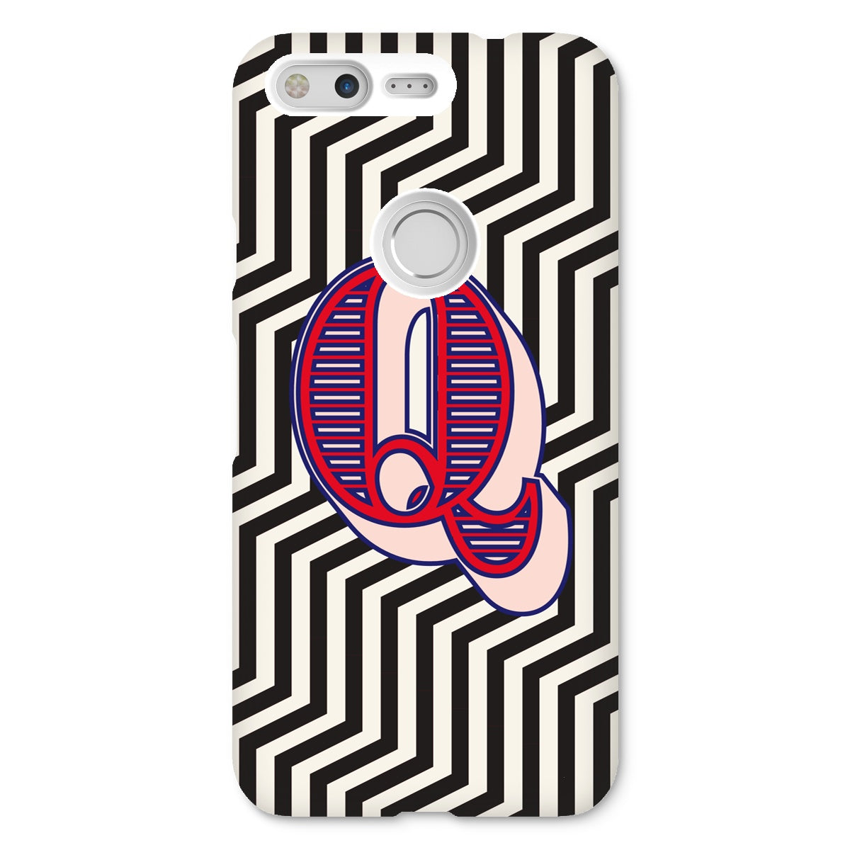 Q - Carnival Alphabet Snap Phone Case