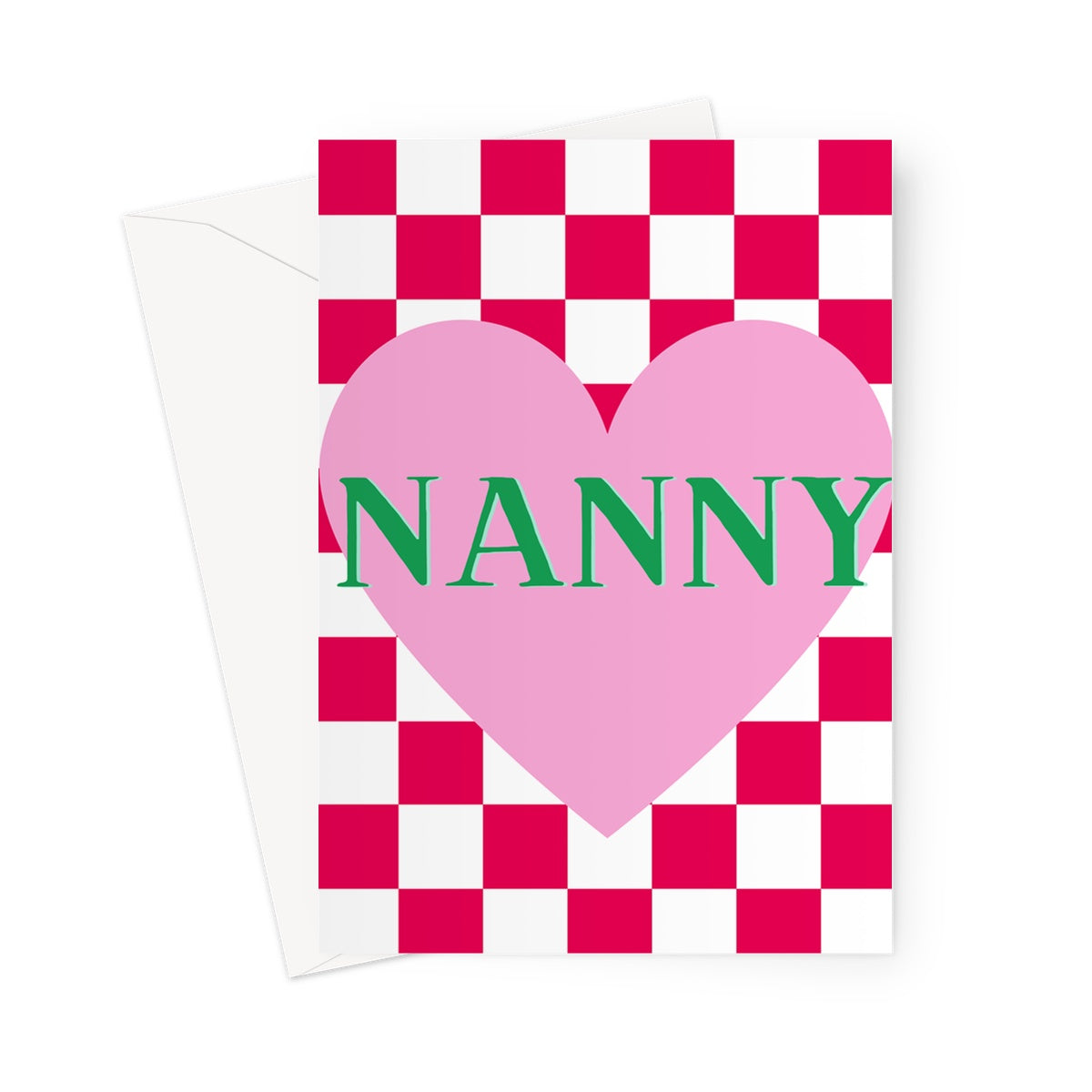 Nanny Heart Greeting Card