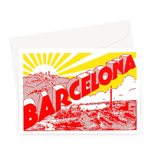 Barcelona Greeting Card