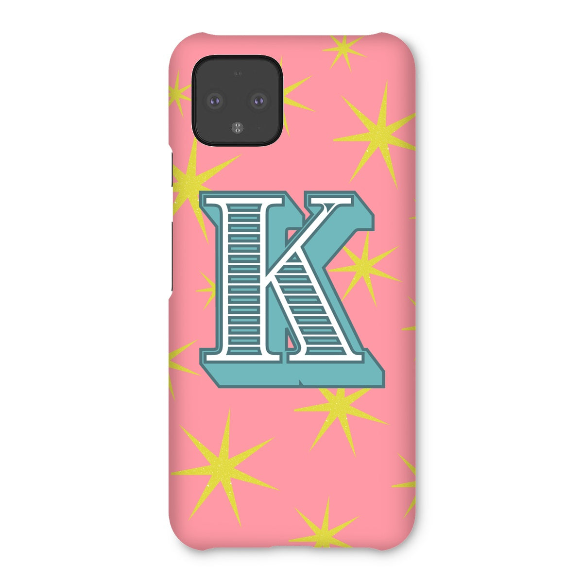 K - Carnival Alphabet Snap Phone Case