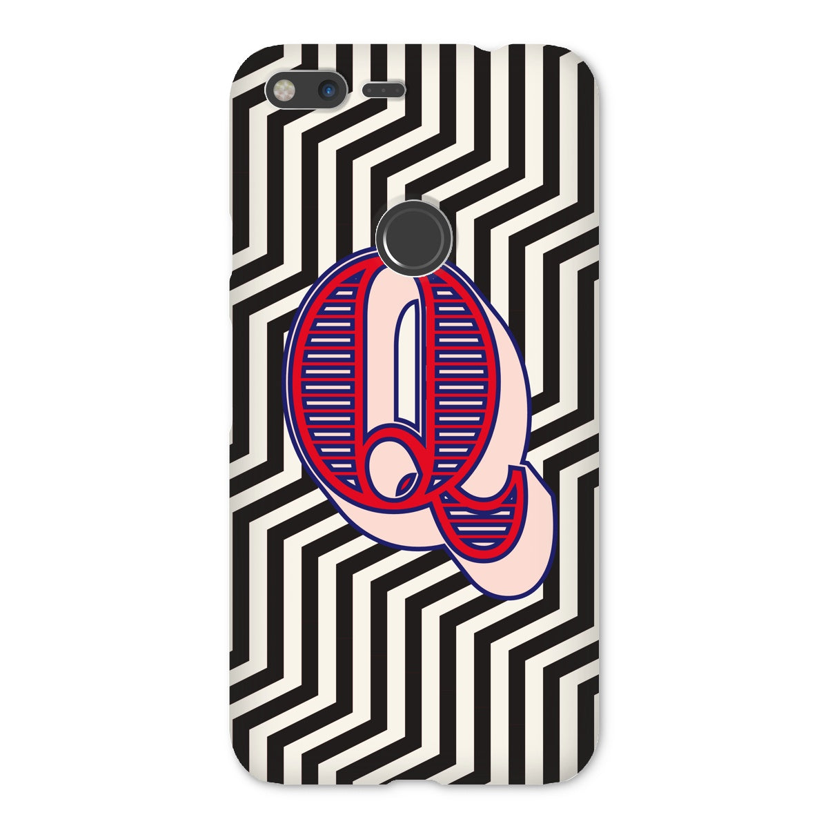 Q - Carnival Alphabet Snap Phone Case