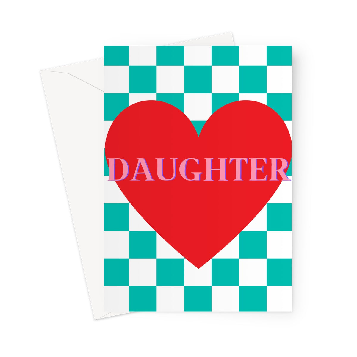 Daughter Heart Greeting Card