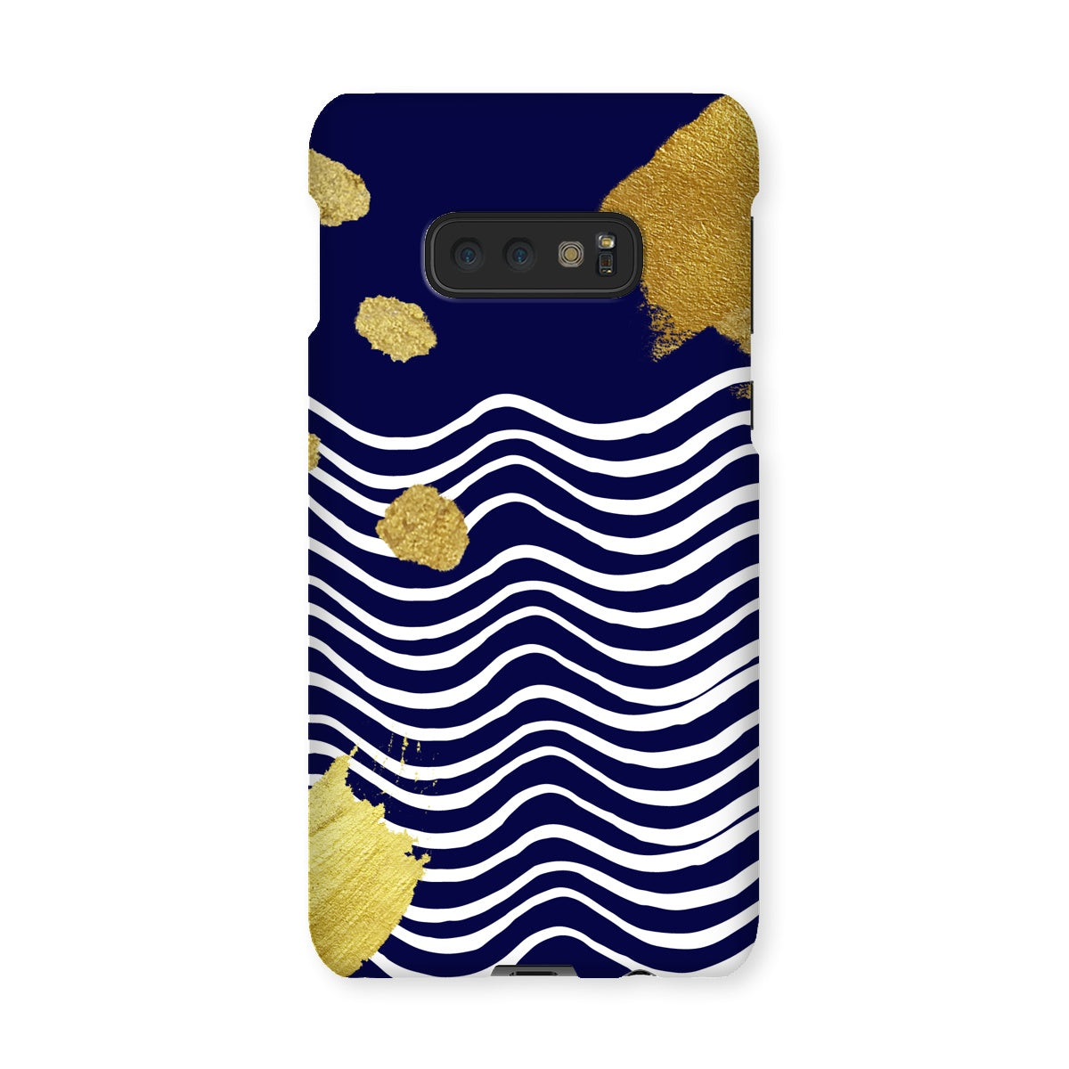 Gold & Navy Modern Snap Phone Case