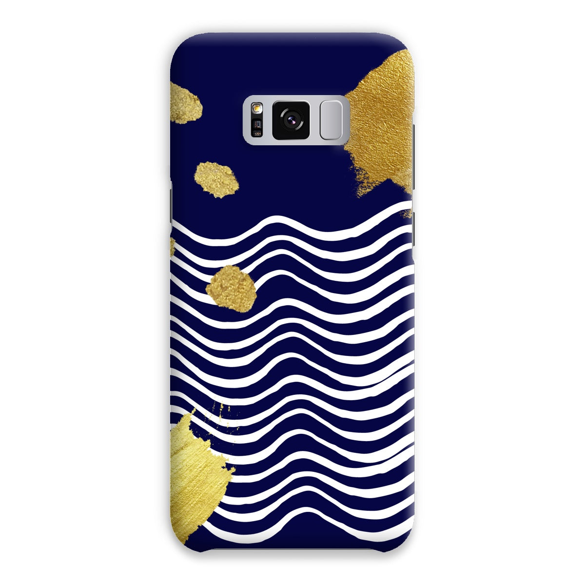 Gold & Navy Modern Snap Phone Case