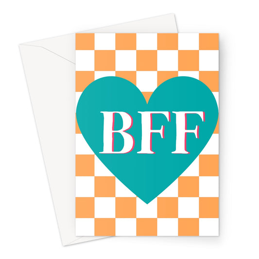 BFF Heart Greeting Card