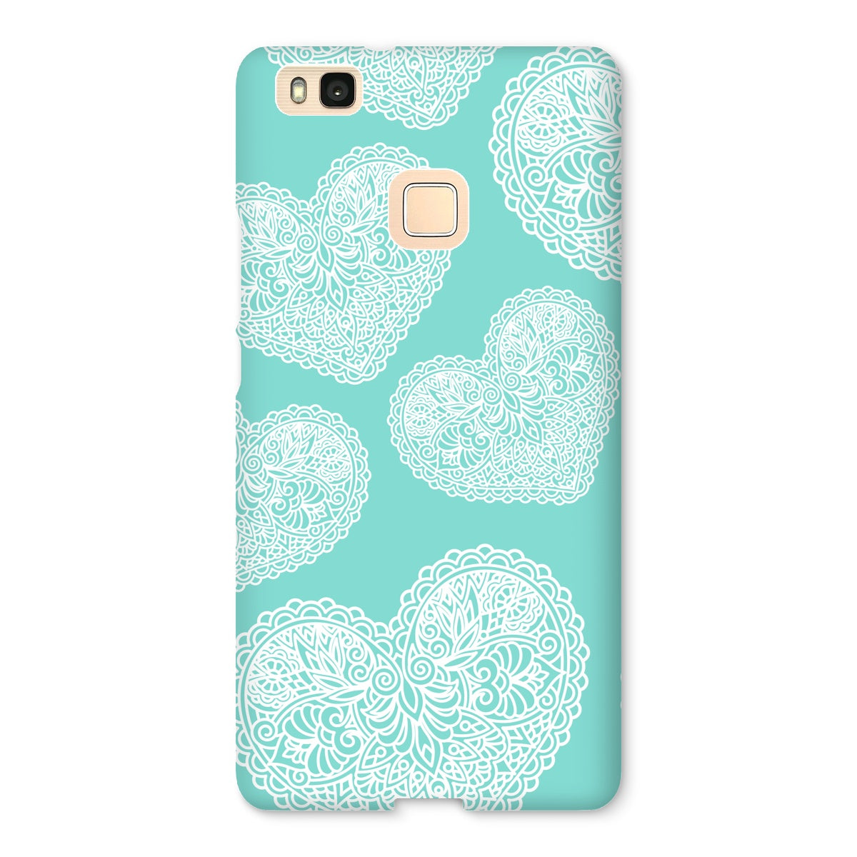 Lace Heart Snap Phone Case