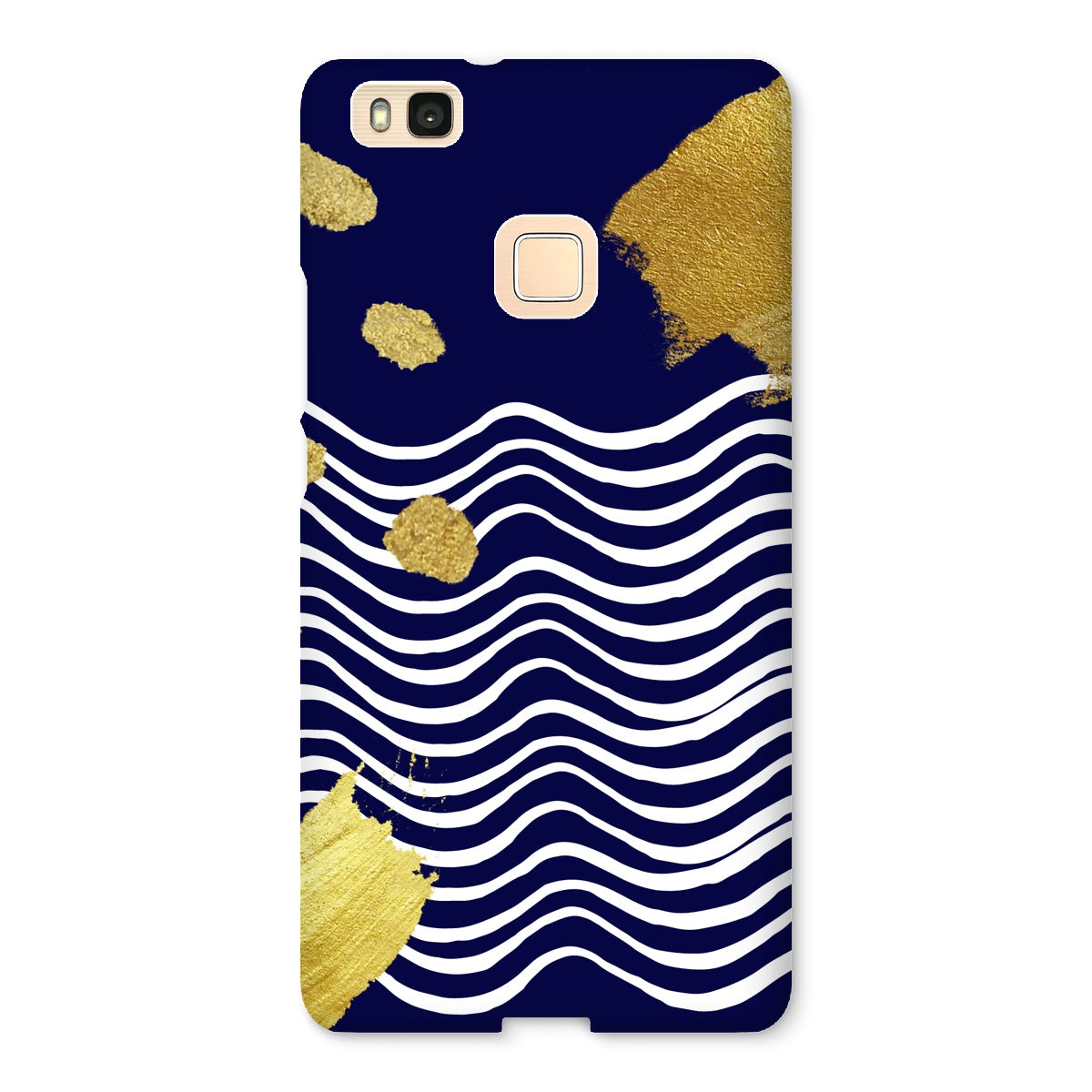 Gold & Navy Modern Snap Phone Case