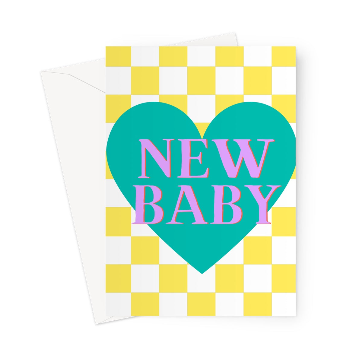 New Baby Heart Greeting Card