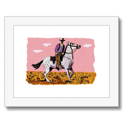 Cowboy Framed & Mounted Print