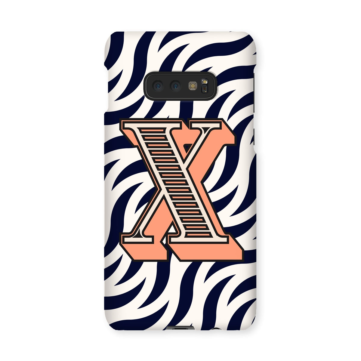 X - Carnival Alphabet Snap Phone Case