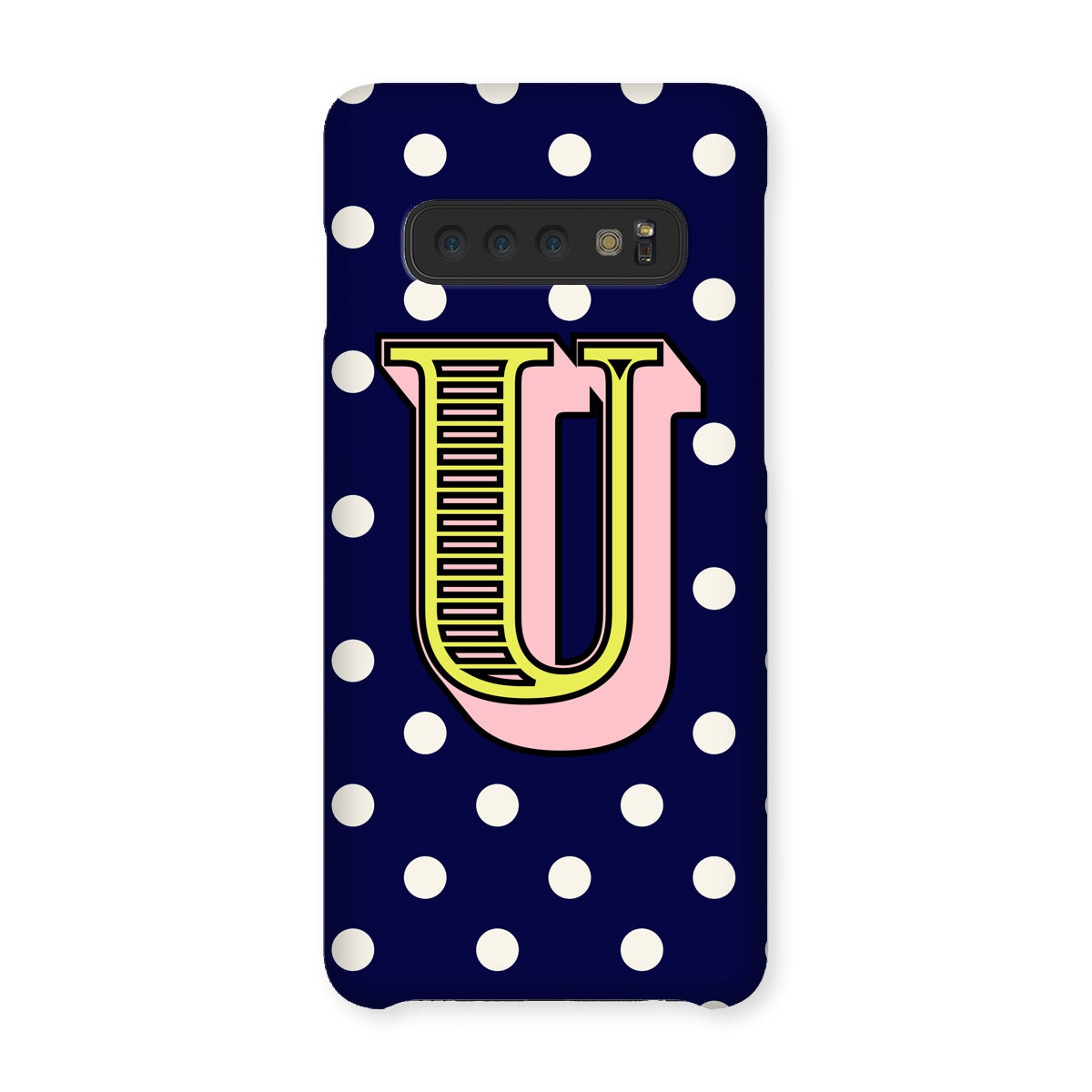 U - Carnival Alphabet Snap Phone Case