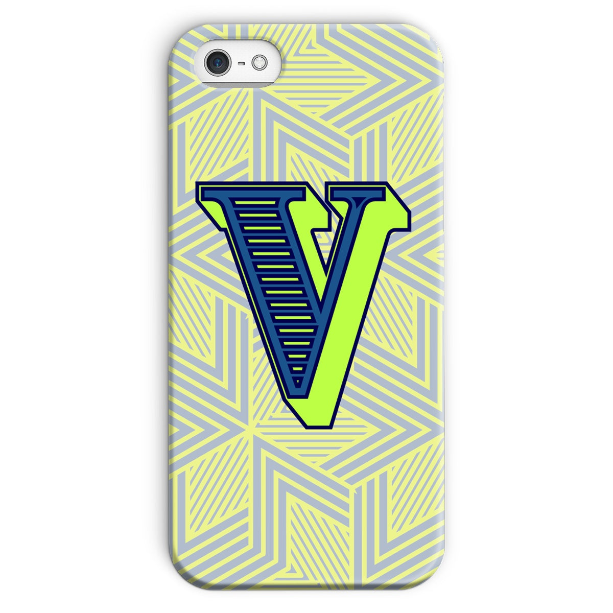 V - Carnival Alphabet Snap Phone Case