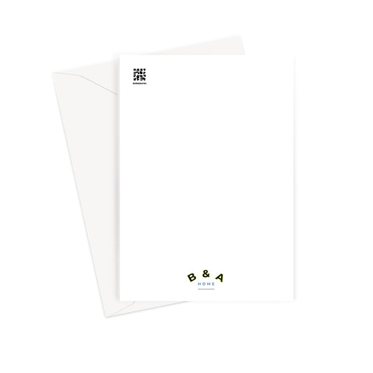 T - Carnival Alphabet Greeting Card
