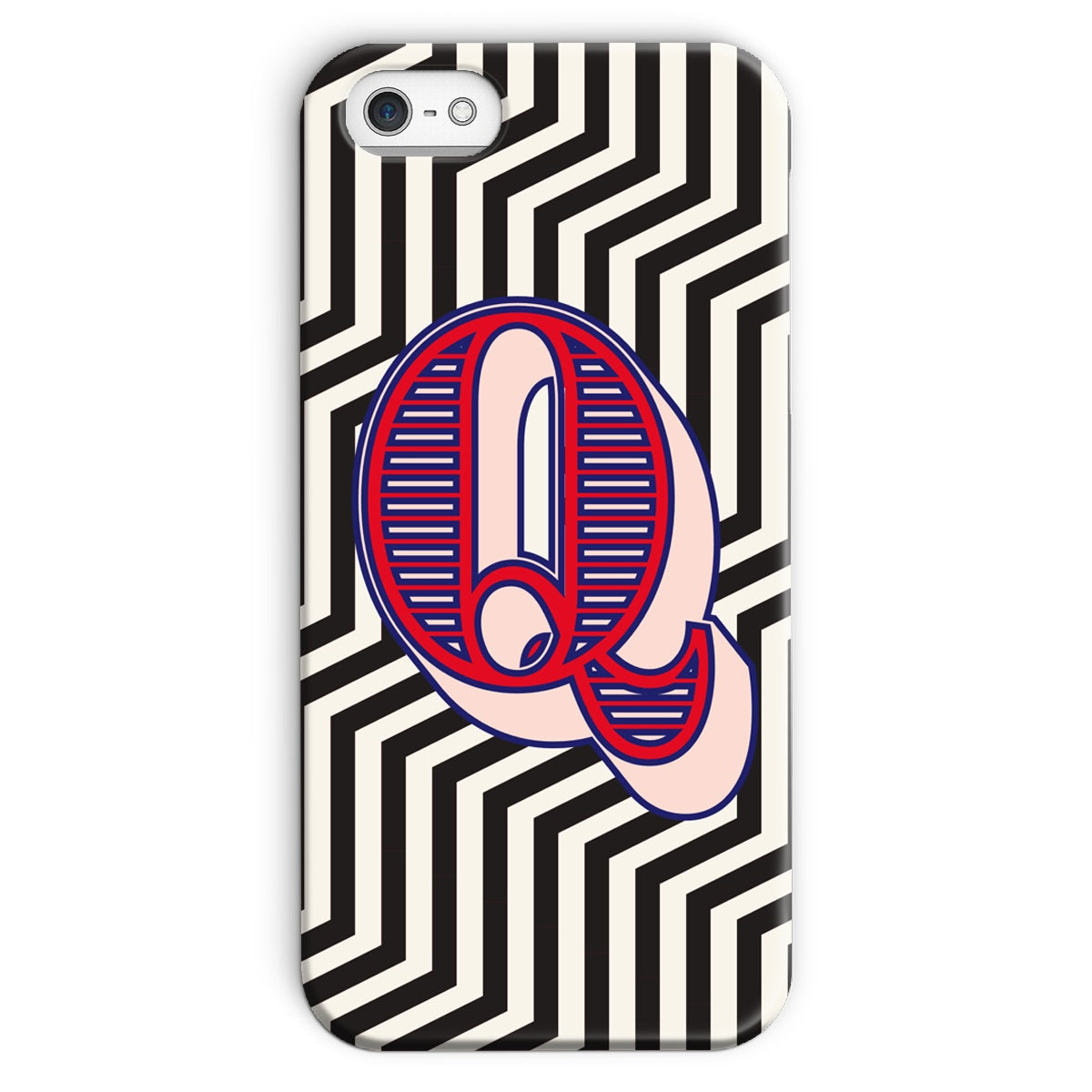 Q - Carnival Alphabet Snap Phone Case