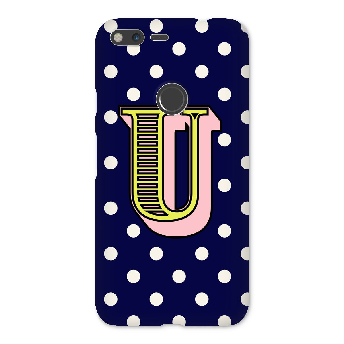 U - Carnival Alphabet Snap Phone Case