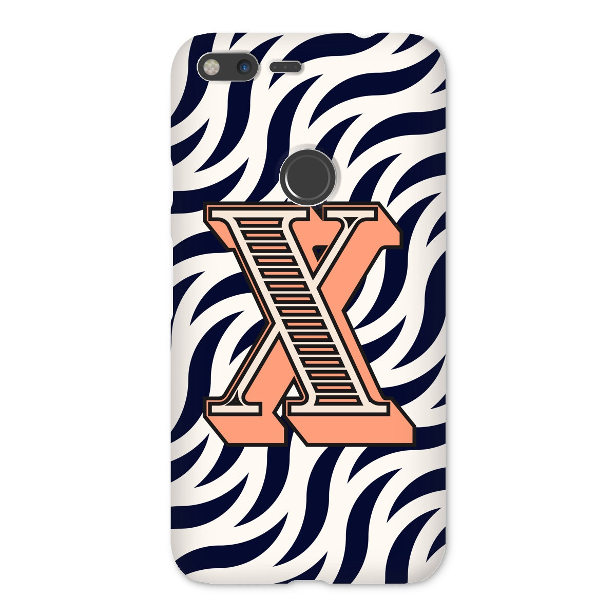 X - Carnival Alphabet Snap Phone Case