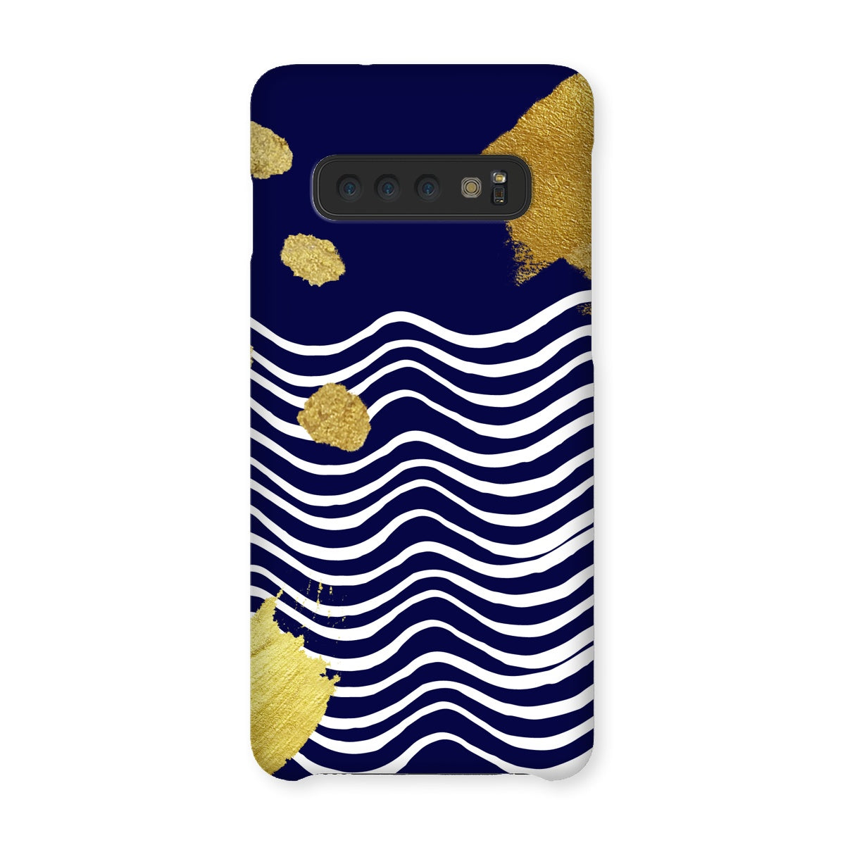 Gold & Navy Modern Snap Phone Case