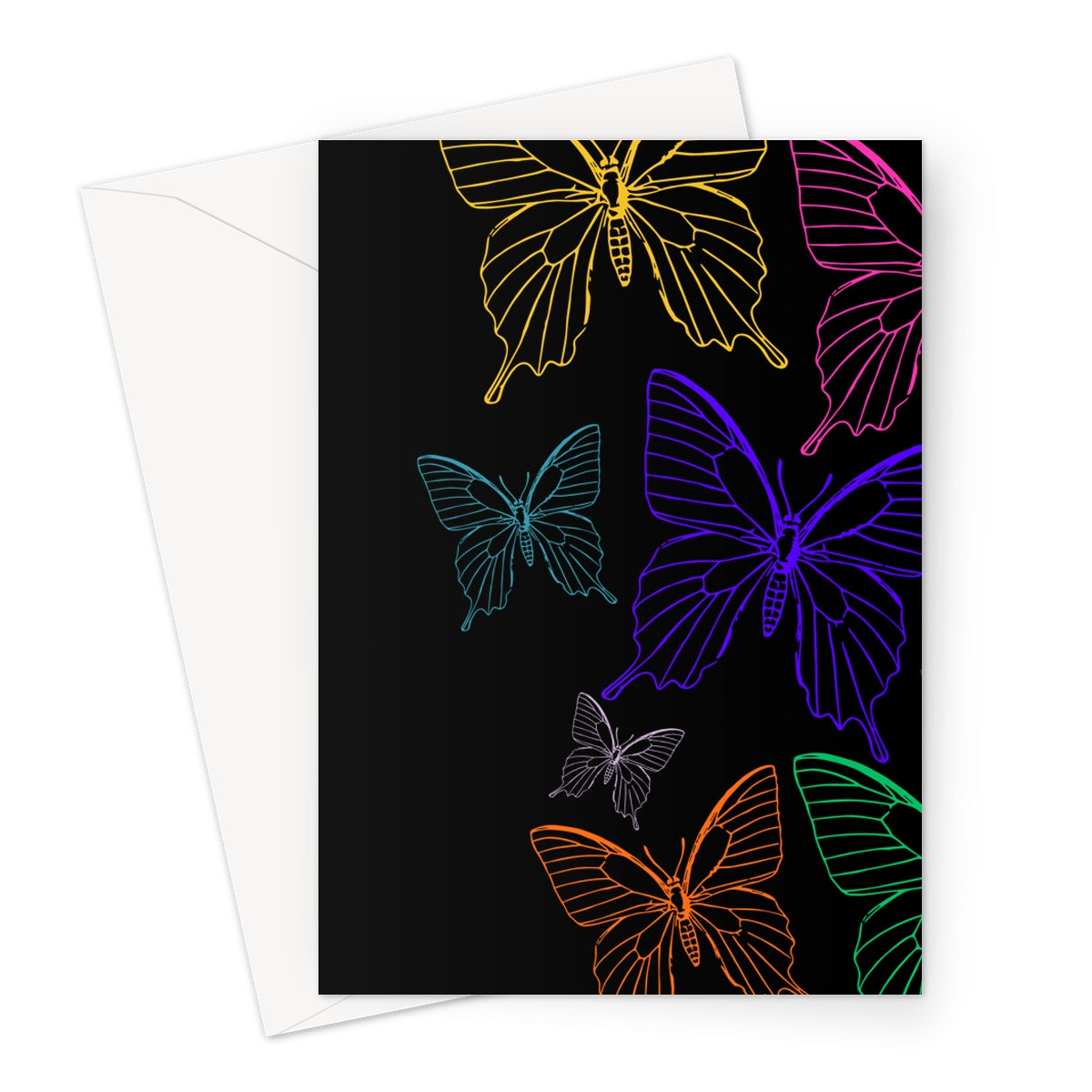 Bold Butterflies Greeting Card