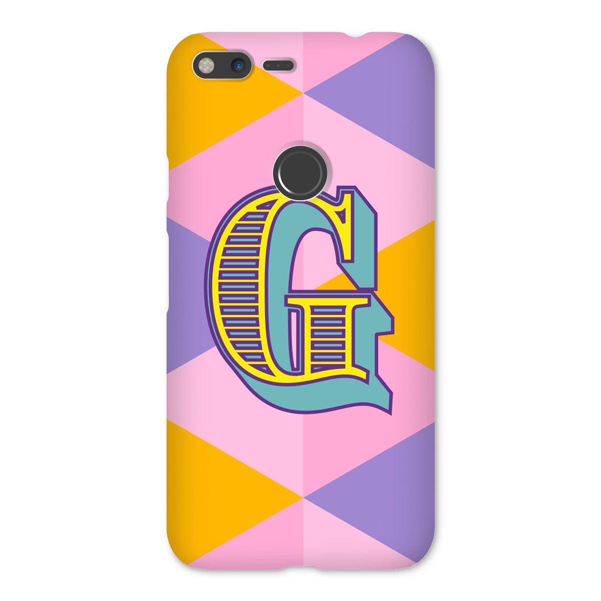 G - Carnival Alphabet Snap Phone Case